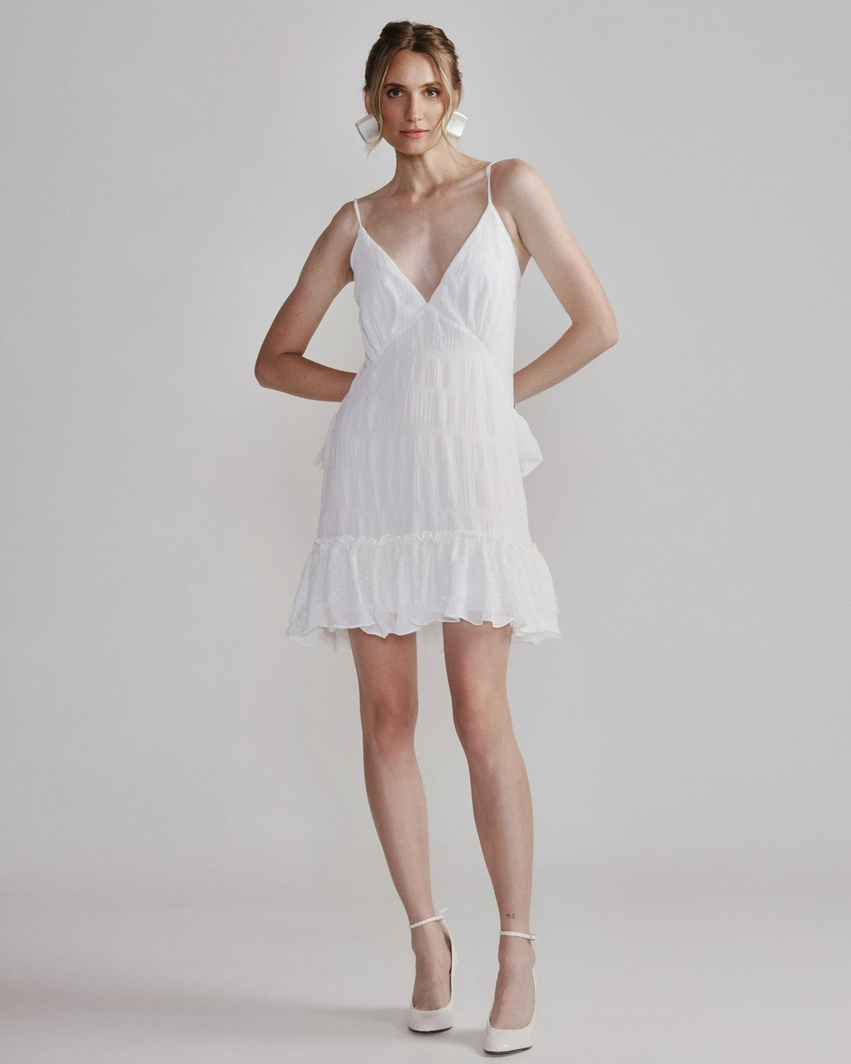 Vestido Curto Solto Branco