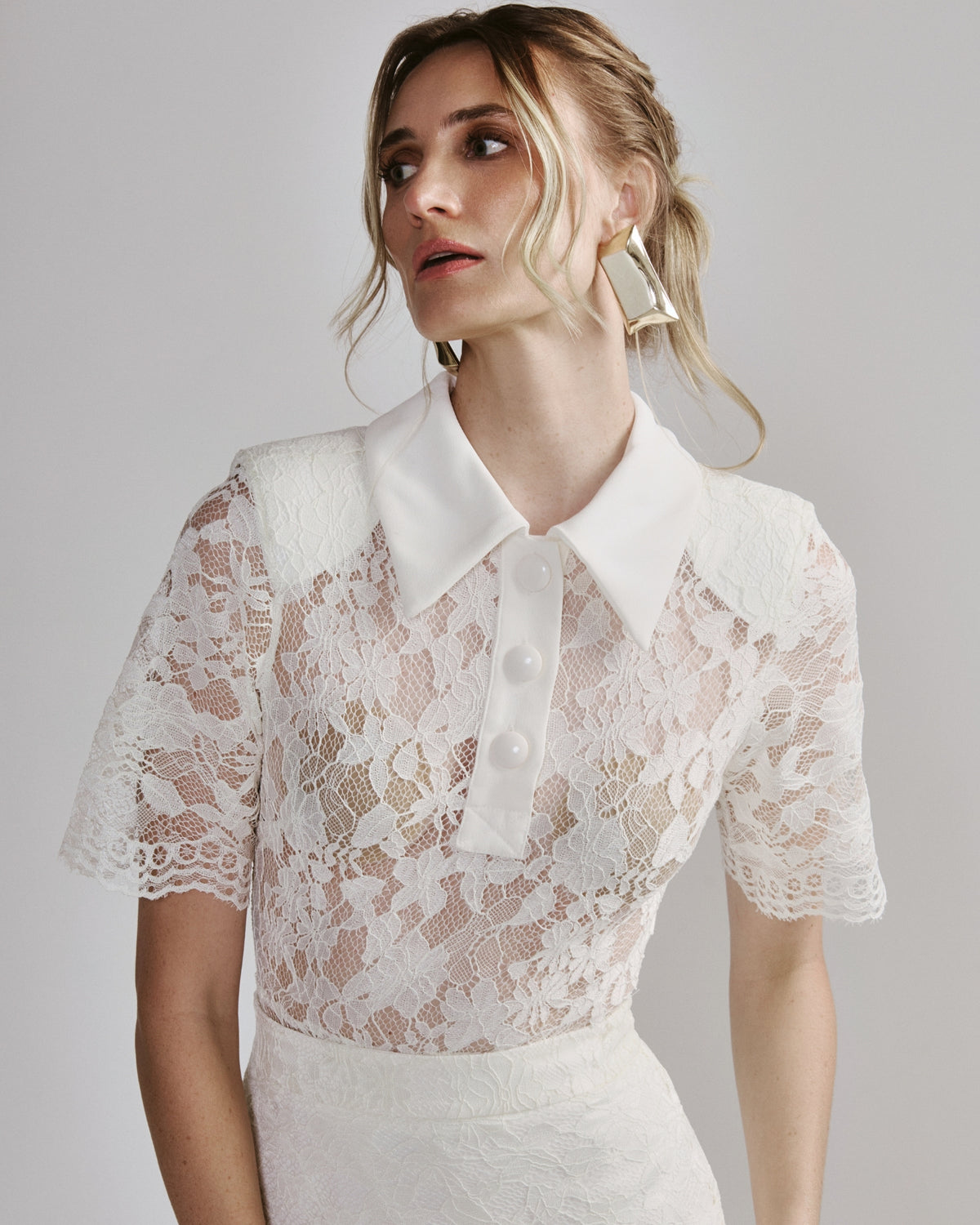 Body de Renda OFF White