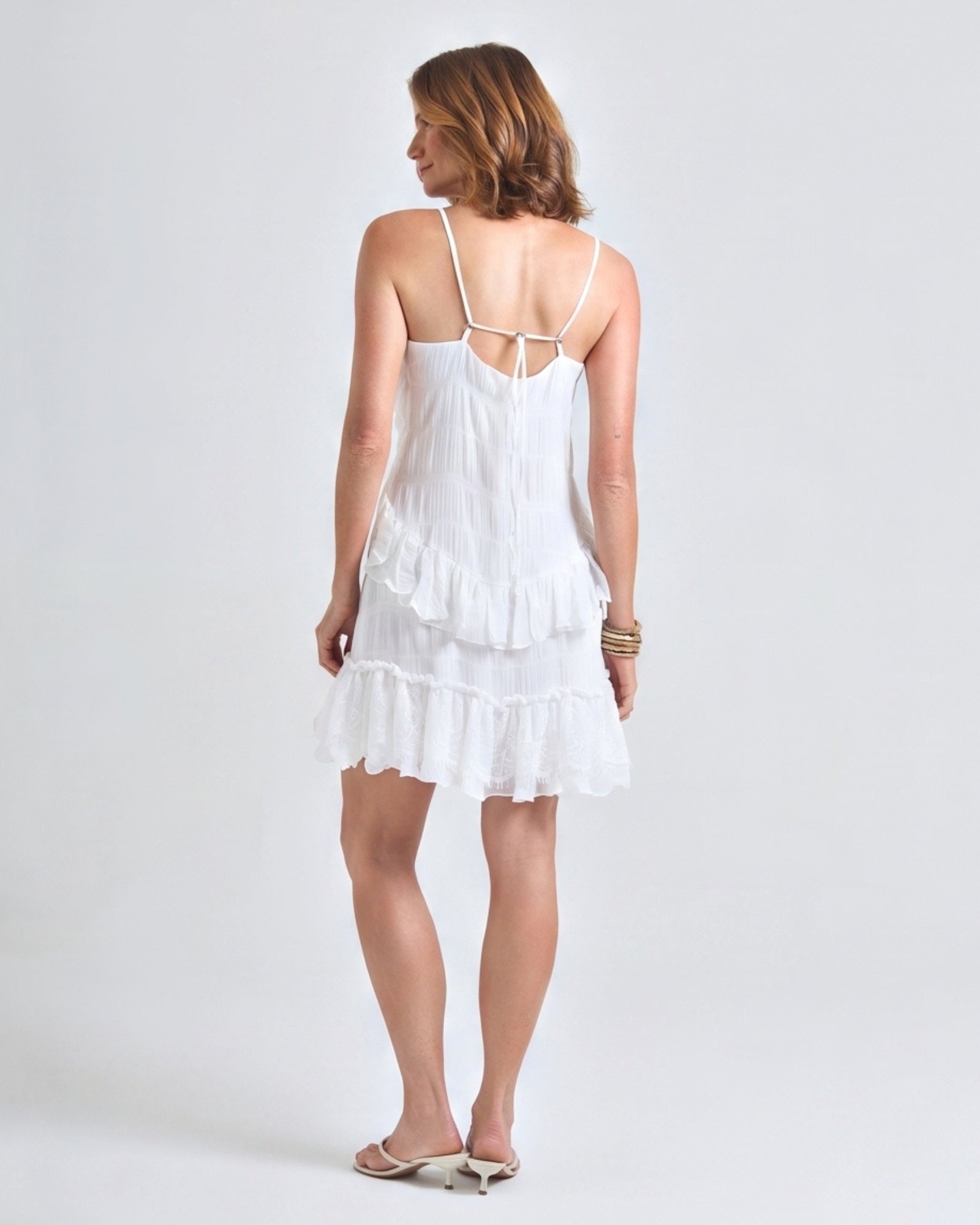 Vestido Curto Solto Branco
