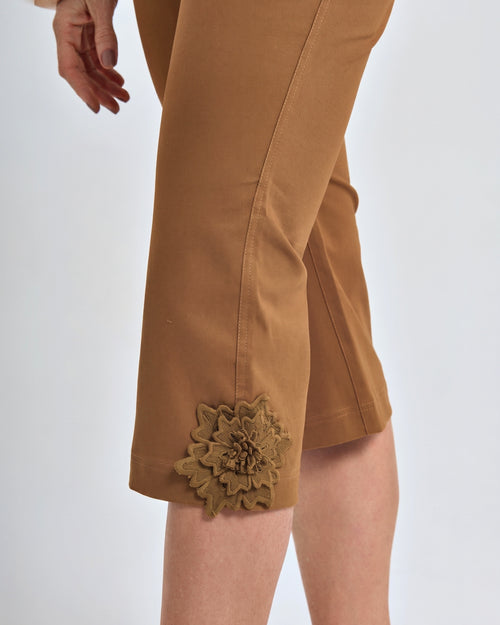 Calça Capri Marrom