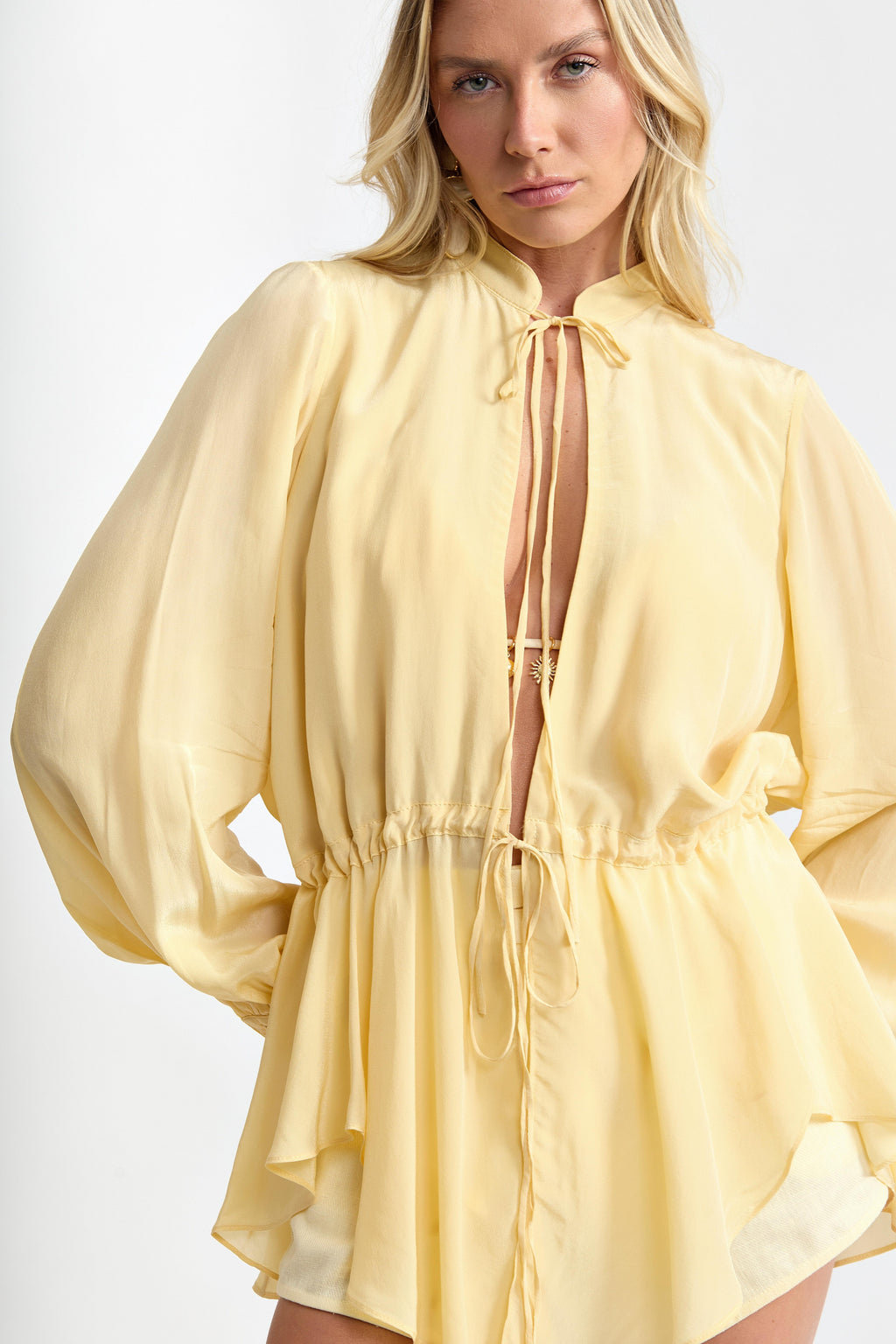 Camisa Sintonia Manteiga