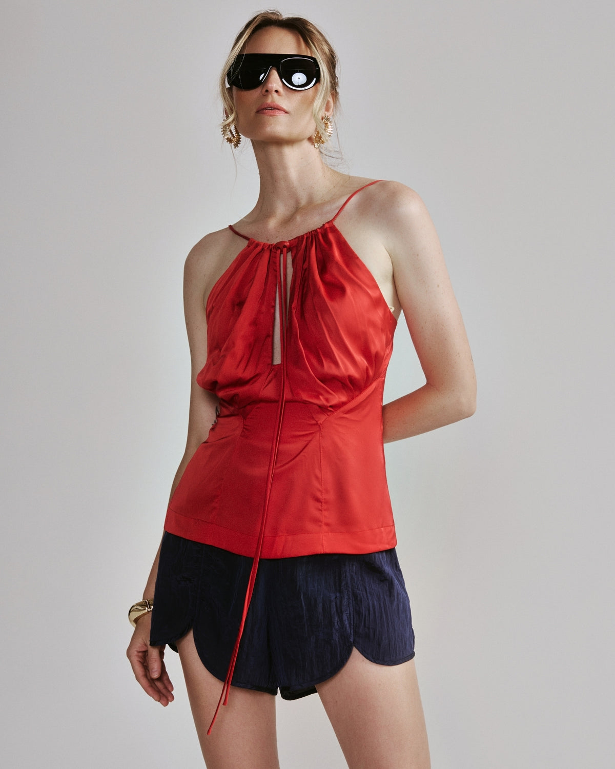 Blusa Frente Única Vermelha
