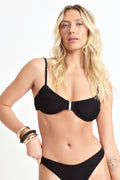 Top Meia Taça Aurora Preto