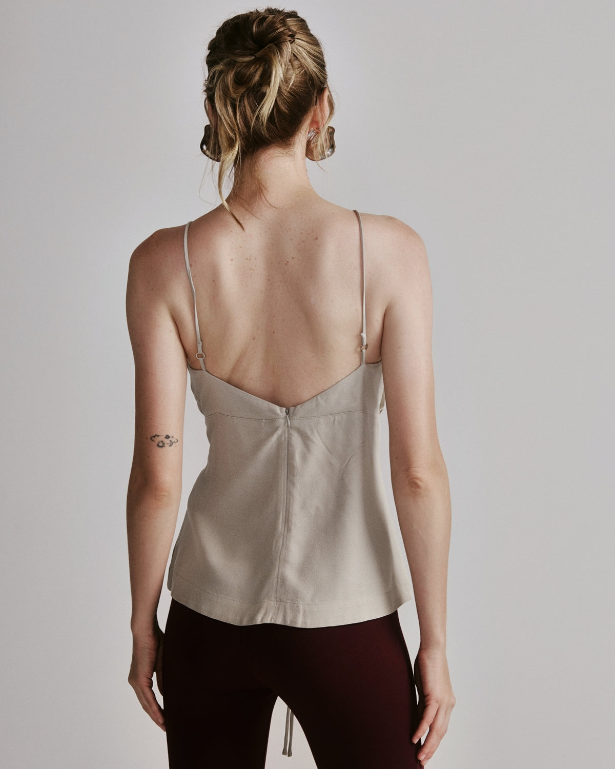 Blusa Frente Única Cinza