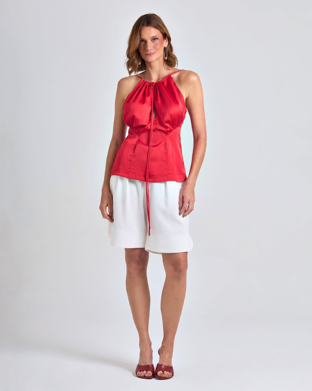 Blusa Frente Única Vermelha