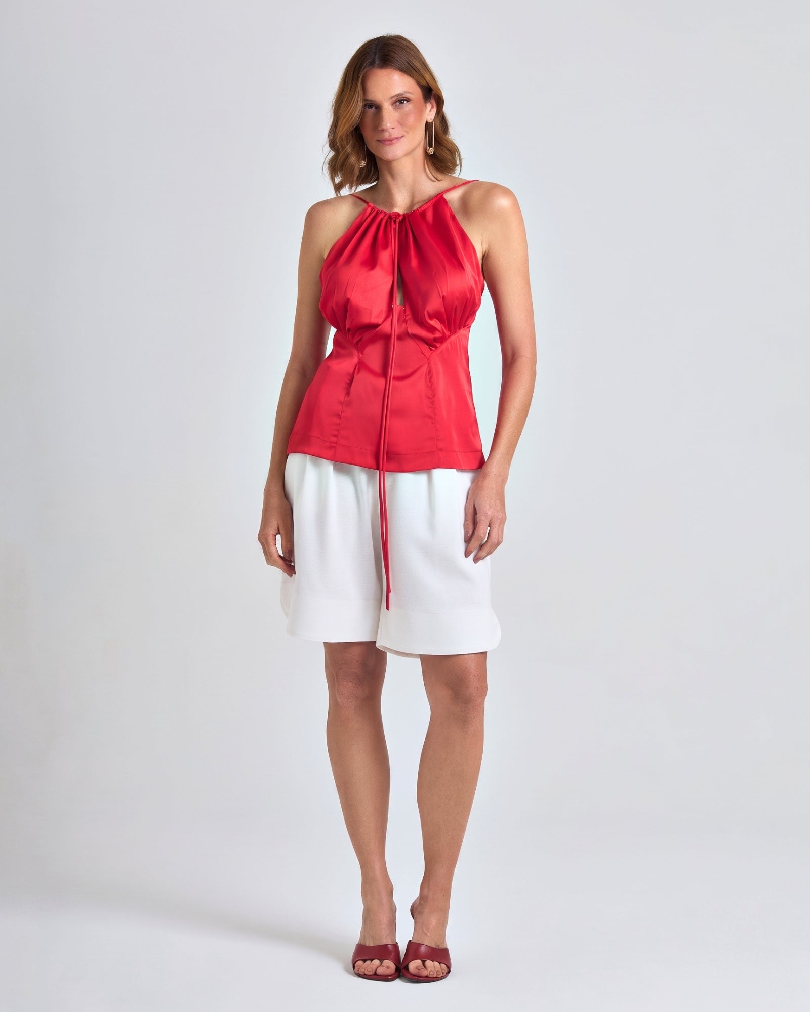 Blusa Frente Única Vermelha