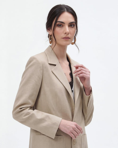 Blazer Forma Areia