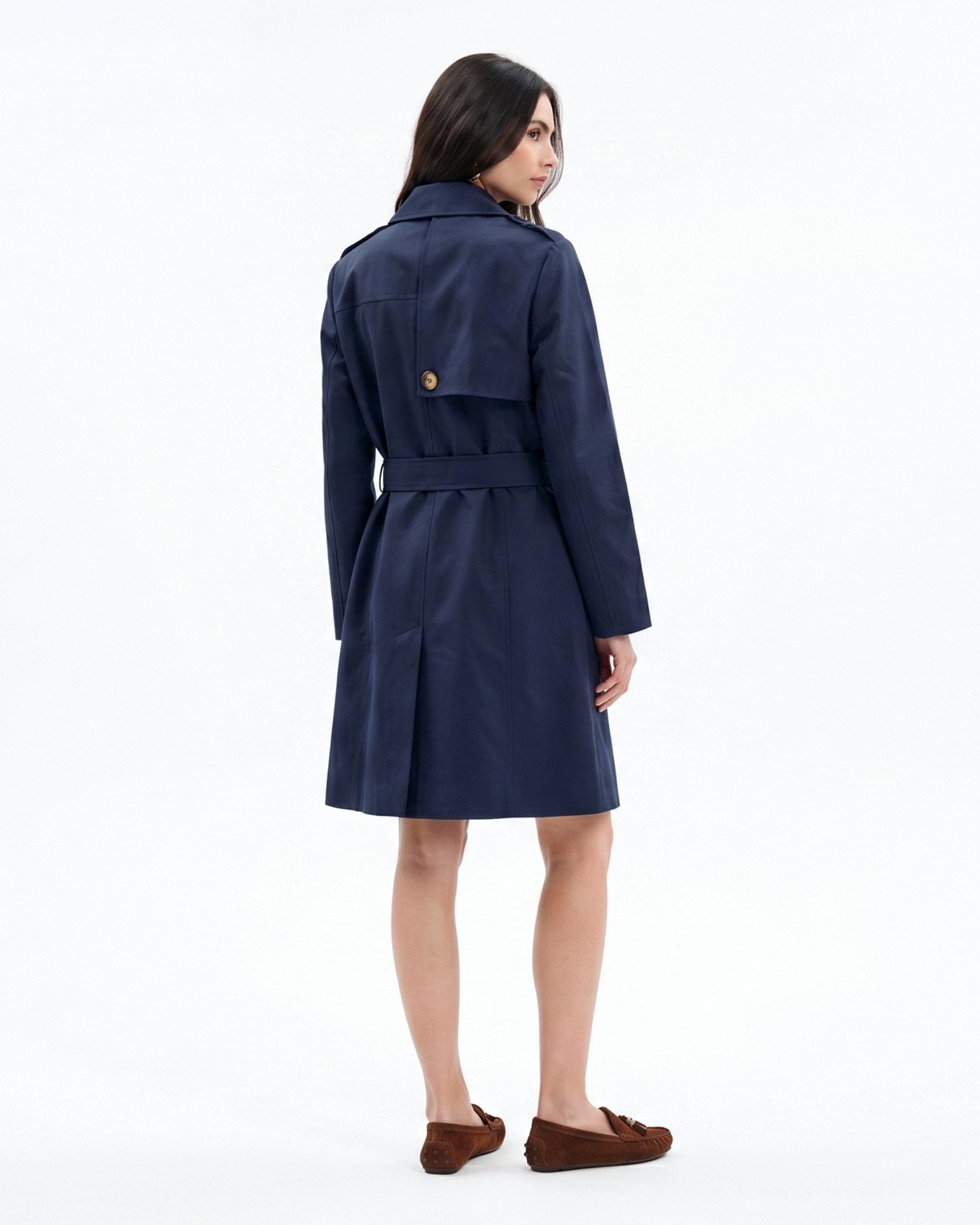 Trench Coat Origens Azul Marinho