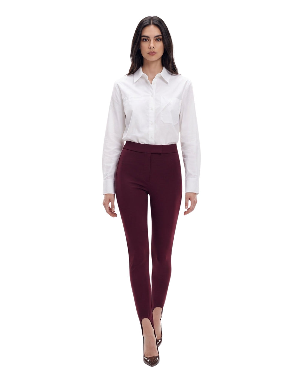 Legging Fuso Vinho