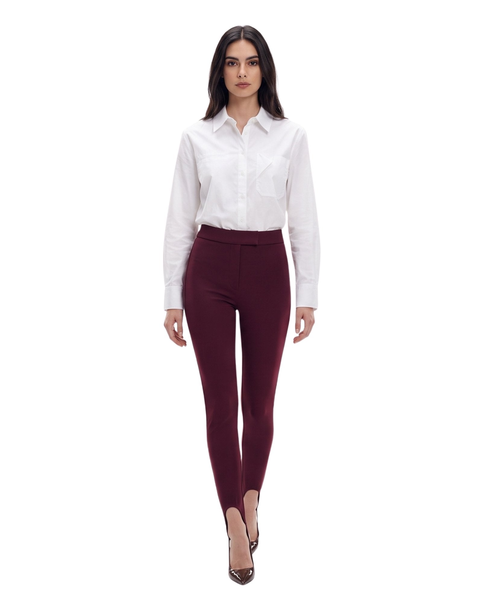 Legging Fuso Vinho