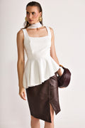 Blusa Peplum Arcos