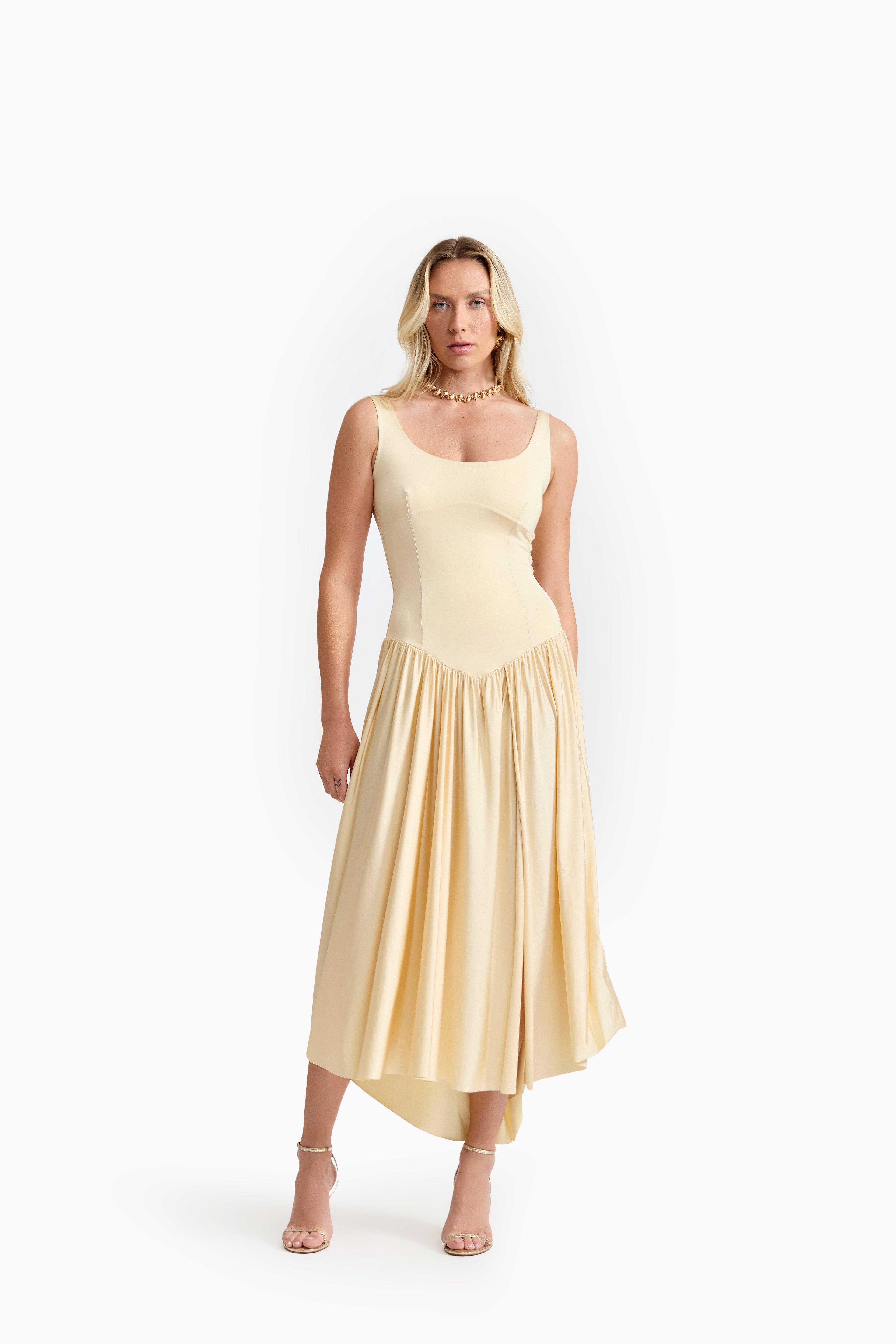 Vestido Sunset Manteiga