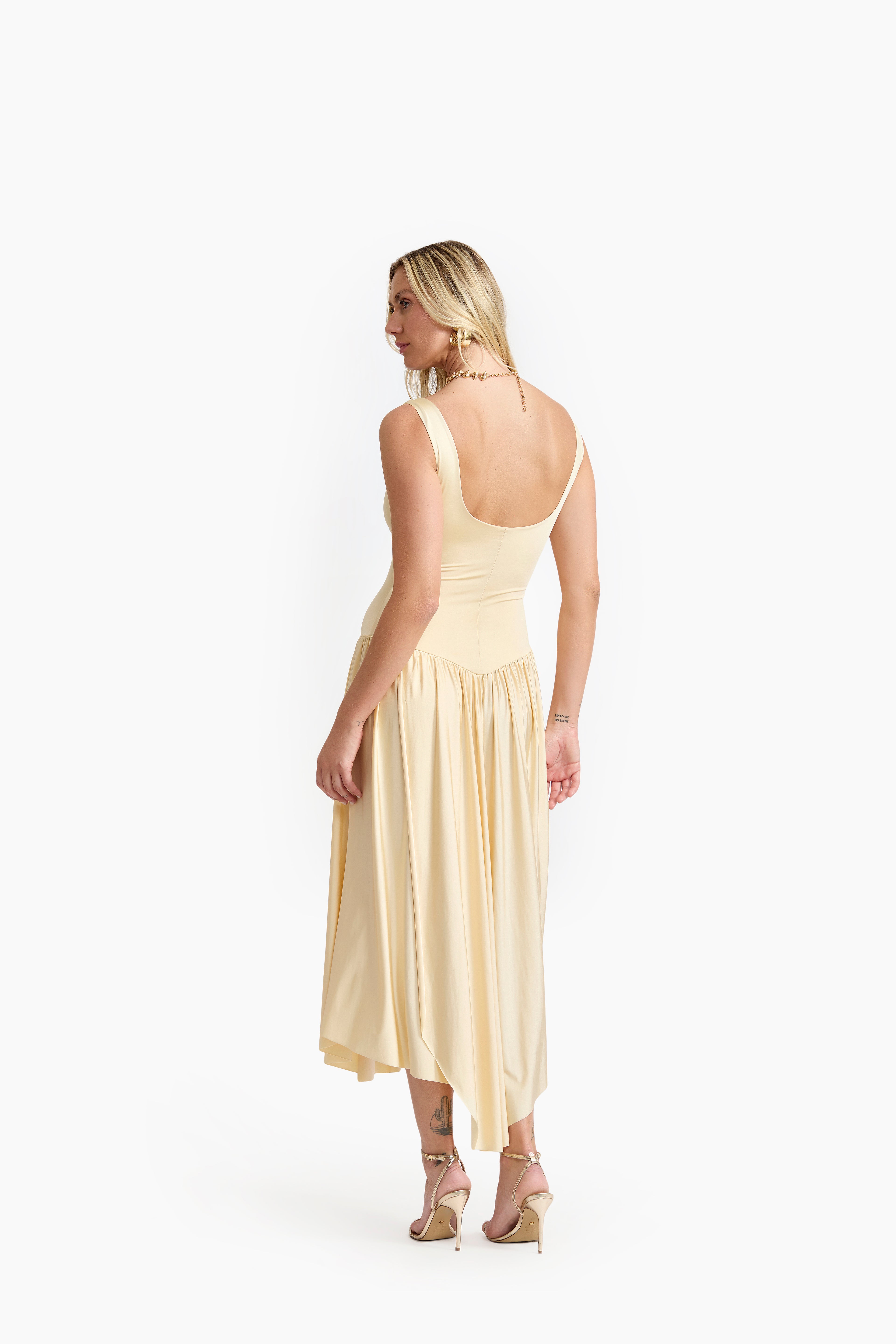 Vestido Sunset Manteiga
