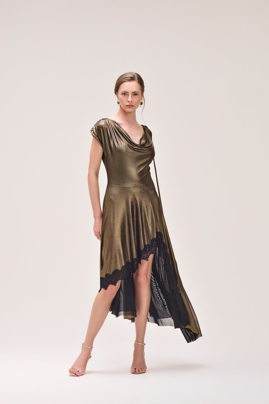 Vestido Conexão Dourado