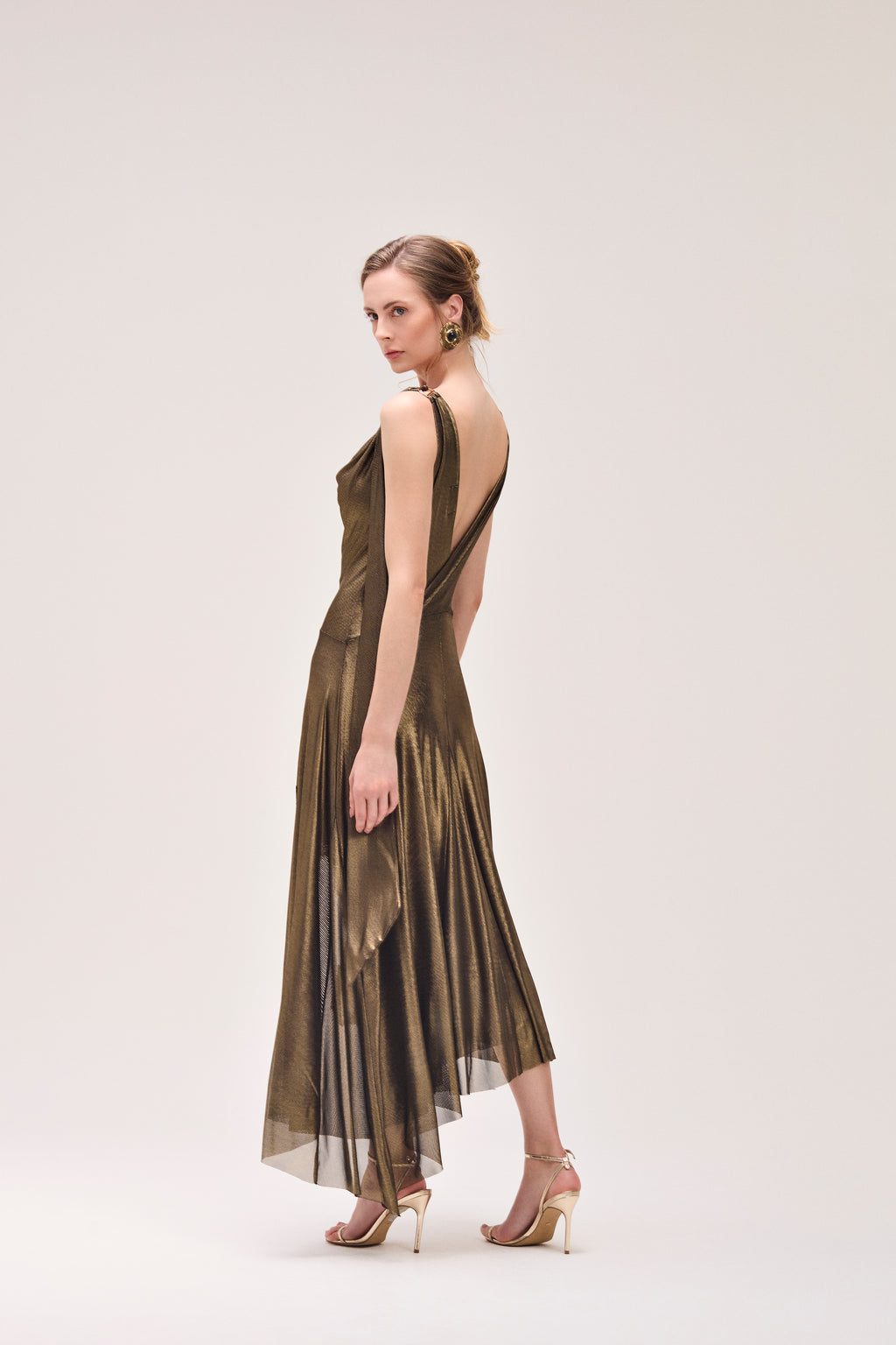 Vestido Conexão Dourado