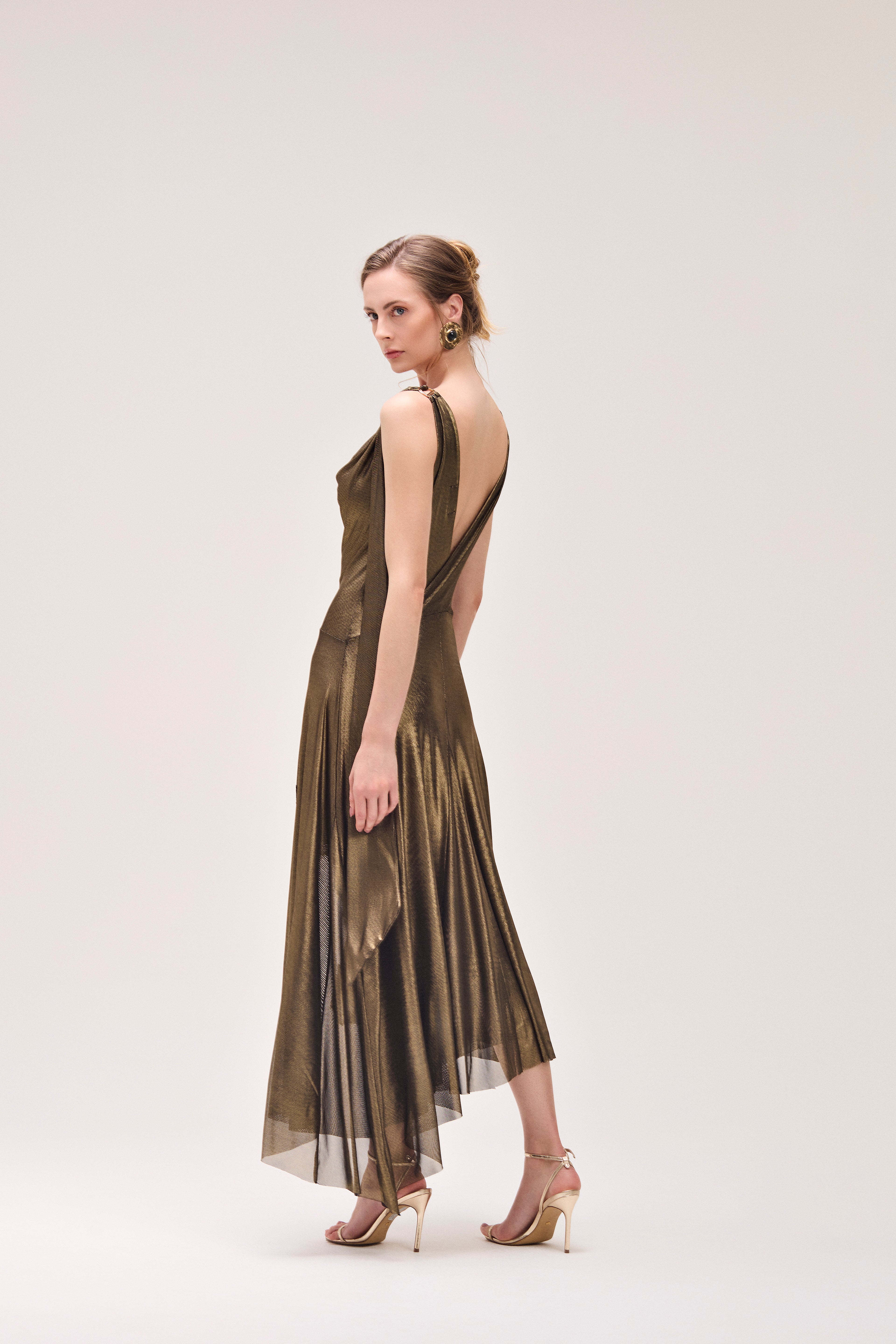 Vestido Conexão Dourado