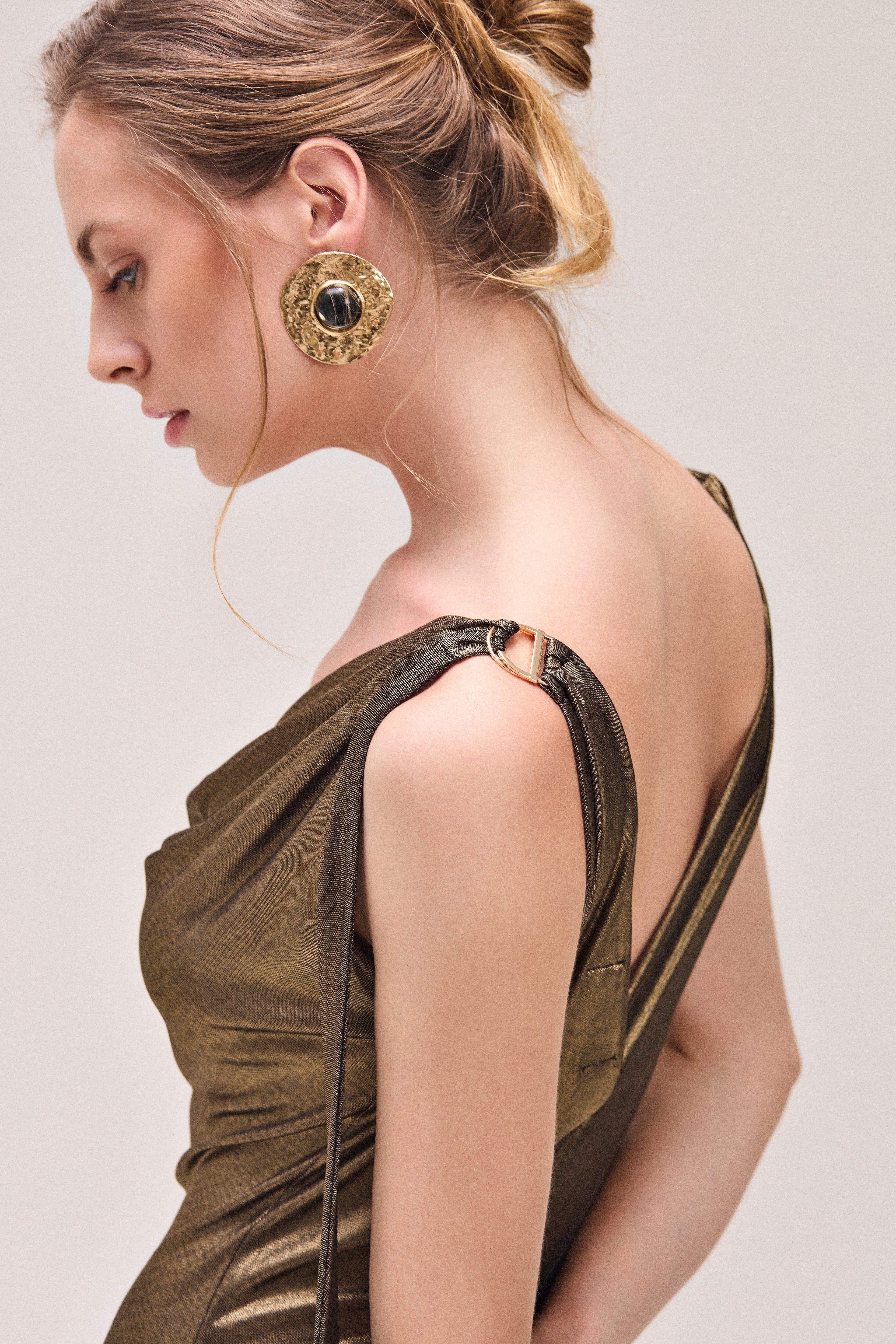 Vestido Conexão Dourado